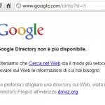 Google Directory non è più disponibile.