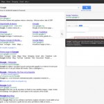 Nuova interfaccia grafica Google (30/08/2011) Nuova interfaccia grafica Google (30/08/2011)