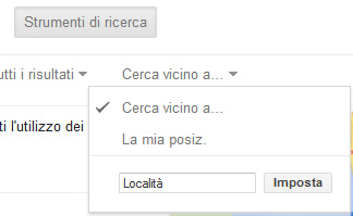 Google cerca vicino a